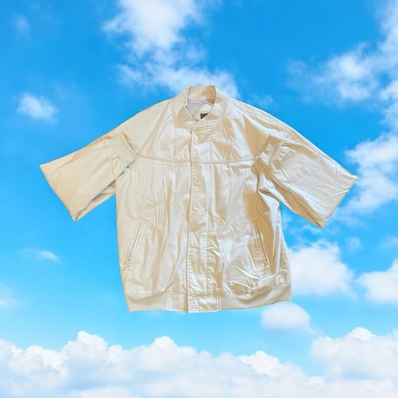 Haband Men's Cream Lightweight Jacket - Picture 1 of 3